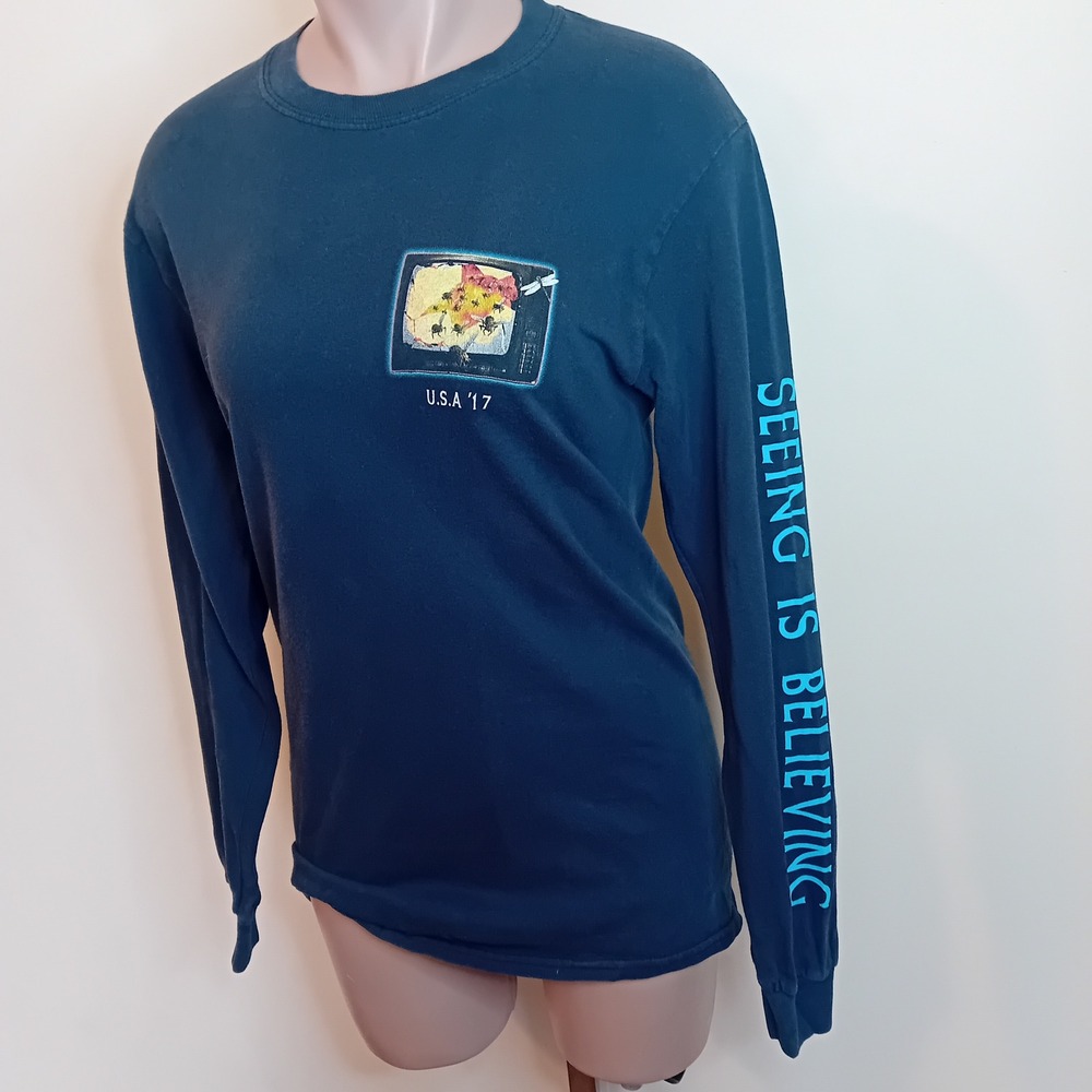 '17 Travis Scott Seeing Is Believing Tour Long Sleeve Graphic Tee Cactus Jack S - Picture 5 of 16